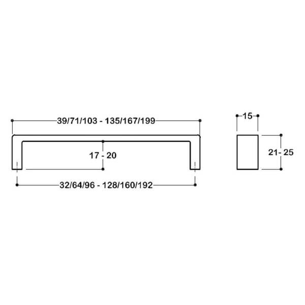 System Mobilya Kulbu Antik Renk 128mm Kulp (SY6250 0128 ABM) - 2