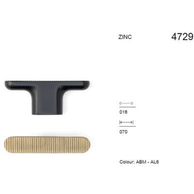 System Mobilya Kulbu Antik Sarı 16mm Düğme Kulp (SY4729 0016 ABM) - System (1)