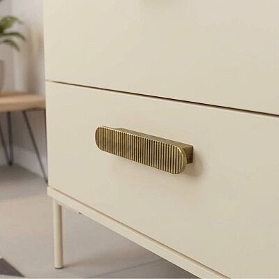 System Mobilya Kulbu Antik Sarı 16mm Düğme Kulp (SY4729 0016 ABM) - System