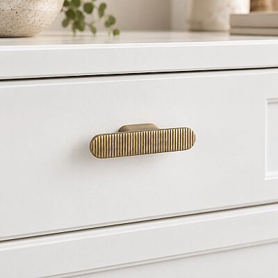 System Mobilya Kulbu Antik Sarı 16mm Düğme Kulp (SY4729 0016 ABM) - System