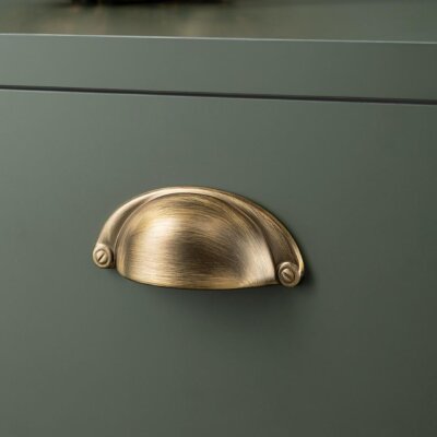 System Mobilya Kulbu Antik Sarı Renk 32mm Düğme Kulp (SY4525 0032 ABM) - System