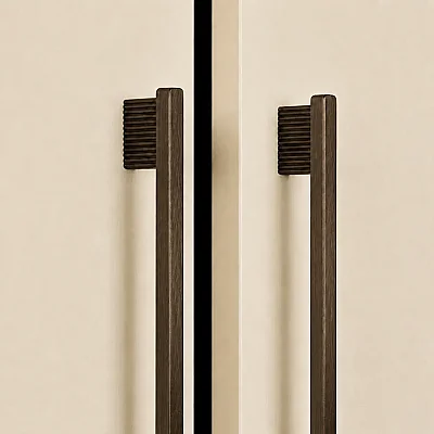 System Mobilya Kulbu Fırçalı Bronz Renk 640mm Kulp (SY9478 0640 ELX3-ELX3) - 1
