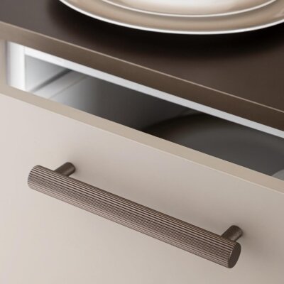 System Mobilya Kulbu Fırçalı Bronz Renk 640mm Kulp (SY9733 0640 ELX3-ELX3) - System