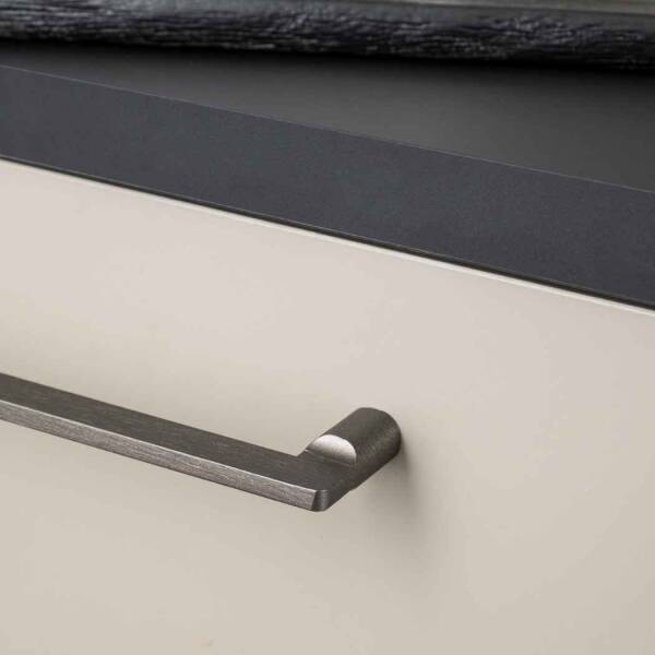 System Mobilya Kulbu Fırçalı Füme Renk 192mm Kulp (SY9393 0192 ELX1) - 1