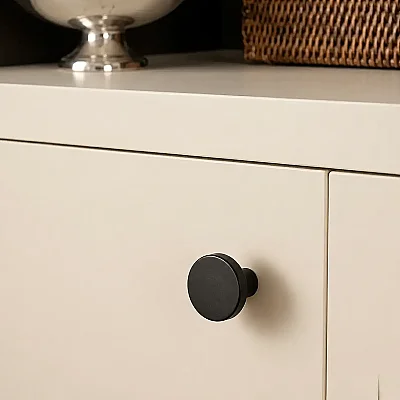 System Mobilya Kulbu Füme Renk 38mm Düğme Kulp (SY1910 0038 BBN) - 1