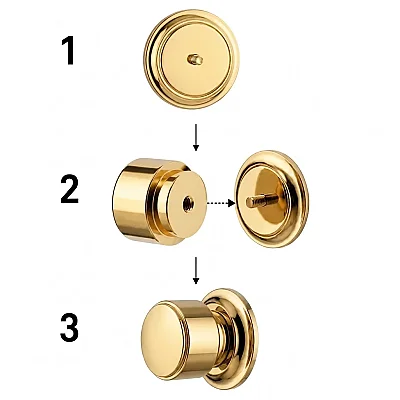 System Mobilya Kulbu Gold Altın Renk 42mm Kulp (SY0100 0042 GL) - System (1)