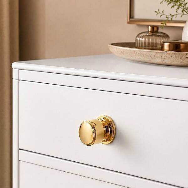System Mobilya Kulp Tabanı Gold Altın Renk 42mm (SY0100 0042 GL) - 1