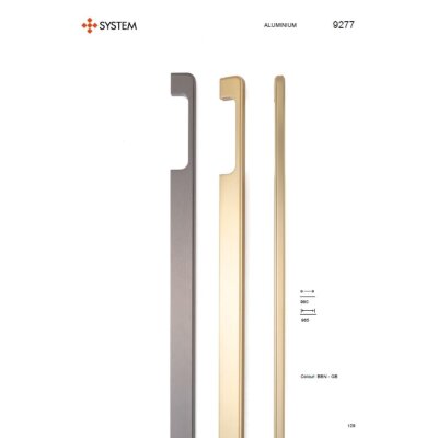 System Mobilya Kulbu Gold Branch 960mm (SY9277 0960 GB) - System (1)