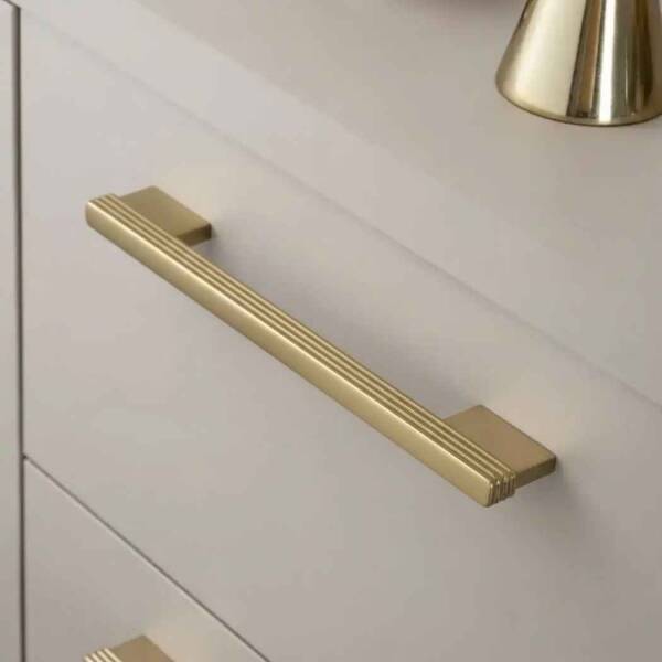 System Mobilya Kulbu Gold Branch Renk 128mm Kulp (SY9290 0128 GB) - 1