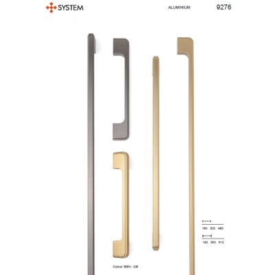 System Mobilya Kulbu Gold Branch Renk 160mm Kulp (SY9276 0160 GB) - 3