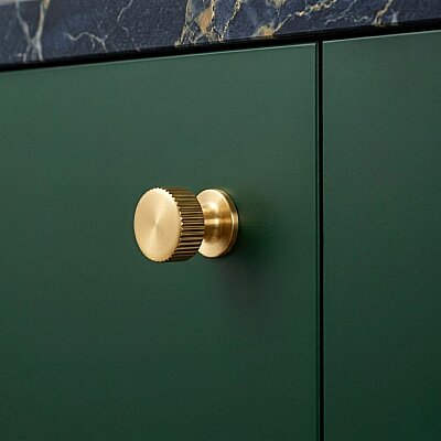 System Mobilya Kulbu Gold Branche Renk 26mm Düğme Kulp (SY1975 0026 GB) - System