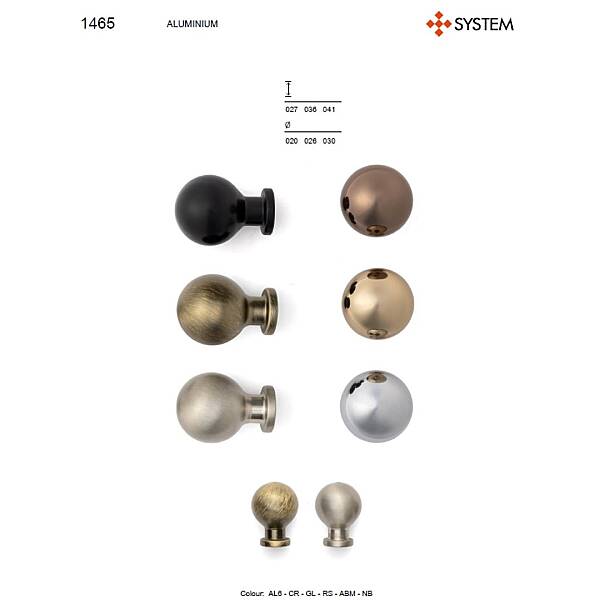 System Mobilya Kulbu Gold Branche Renk 26mm Kulp (SY1465 0026 GB) - 4