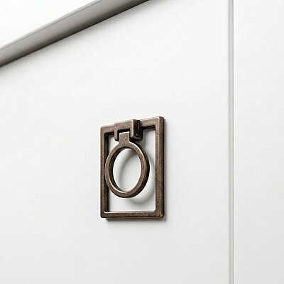 System Mobilya Kulbu Halka Kahverengi 74mm Kulp (SY4622 0074 AL13-AL13) - System