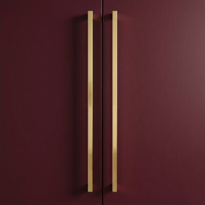 System Mobilya Kulbu Mat Altın Renk 832mm Kulp (SY1700 0832 BB) - System