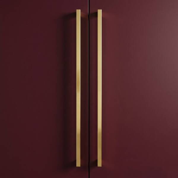 System Mobilya Kulbu Mat Altın Renk 832mm Kulp (SY1700 0832 BB) - 1