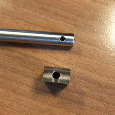 System Mobilya Kulbu Nikel Saten 384mm Kulp Seri Sonu (5200-384NB) - System (1)