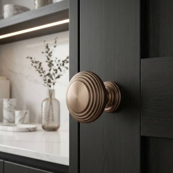 System Mobilya Kulbu Rose Renk 32MM Düğme Kulp (SY1937 0032 RS) - 1