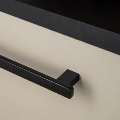 System Mobilya Kulbu Siyah Renk 128mm Kulp (SY9269 0128 AL6) - System