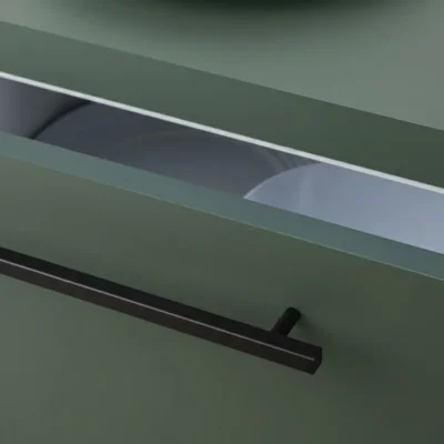 System Mobilya Kulbu Siyah Renk 576mm Kulp (SY8807 0576 AL6) - 1