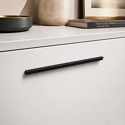 System Mobilya Kulbu Siyah Renk 832mm Kulp (SY1700 0832 AL6) - 1