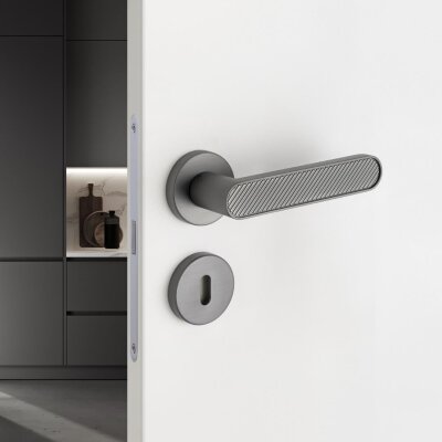 System Mua Füme Rozetli Kapı Kolu (HA256RO12 BBN) - System