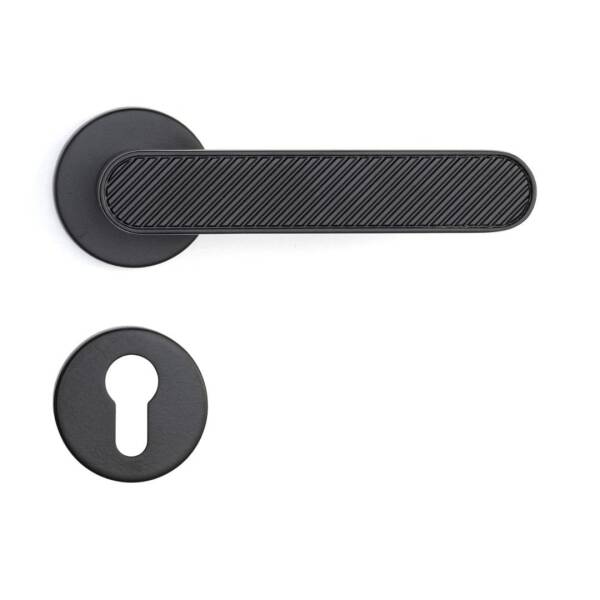 System Mua Siyah Rozetli Kapı Kolu (HA256RO12 AL6) - 3