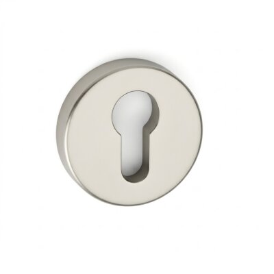 System Nikel Saten Yale Tipi Yuvarlak Rozet (RO12Y NBM) - System