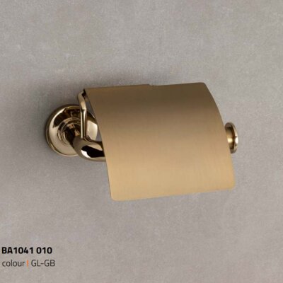 System Nord Kapaklı Tuvalet Kağıtlığı Gold/Gold Branch Renk (BA1041 010 GL-GB) - 1