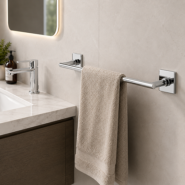 System Nowo Yapışkanlı Krom 29cm Uzun Havluluk CR (BA1018 004 CR) - 2