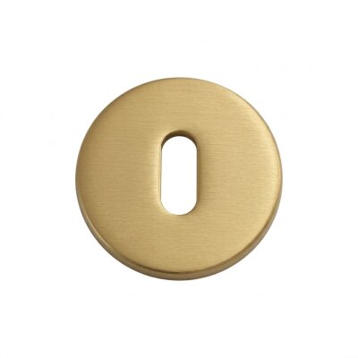 System Oda Tipi Fırçalı Mat Altın Renk Rozet (RO22N ELX5) - System