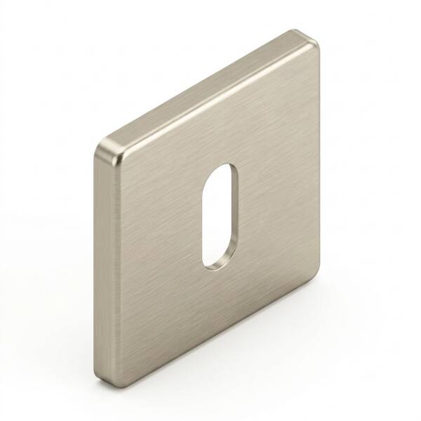 System Oda Tipi Fırçalı Nikel Saten Renk Rozet (RO21N ELX2) - 1