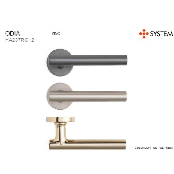 System Odia Kapı Kolu Altın Renk (HA237RO12 GL) - 3