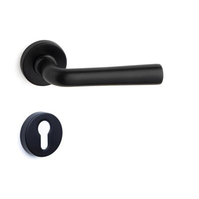 System Otto Siyah Rozetli Kapı Kolu (HA254RO12 AL6) - 4