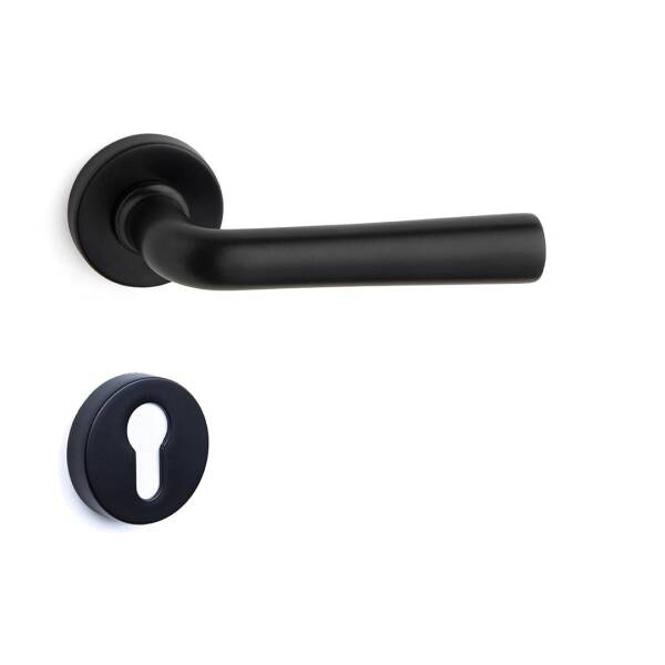 System Otto Siyah Rozetli Kapı Kolu (HA254RO12 AL6) - 4