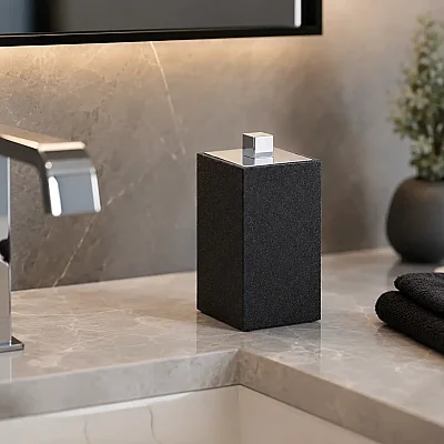 System Pamukluk Mermer Deseni/Siyah Renk ( BA2027 024 R2-CR) - System Banyo (1)