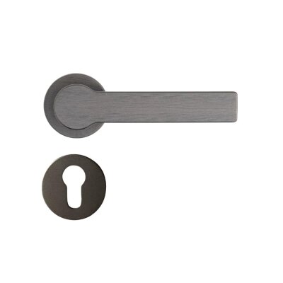 System Pantos Fırçalı Füme Rozetli Kapı Kolu (HA265RO22 ELX1) - System (1)