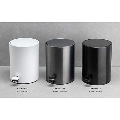 System Pedallı Çöp Kovası 3 Lt Beyaz Renk (BA4054 531 AL7-AL7) - System Banyo (1)