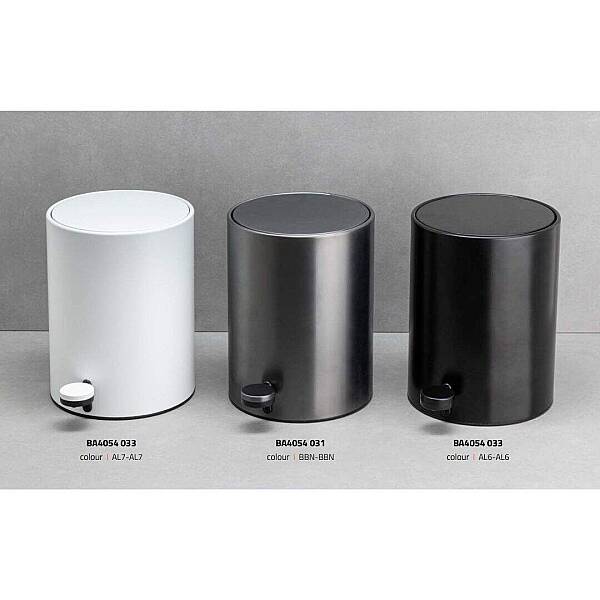 System Pedallı Çöp Kovası 3 Lt Beyaz Renk (BA4054 531 AL7-AL7) - 2