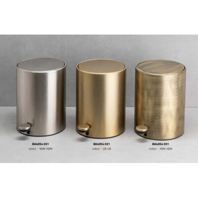 System Pedallı Çöp Kovası 3 Lt Gold Branch Renk (BA4054 031 GB-GB) - 2