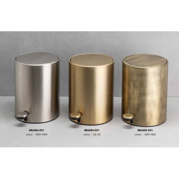 System Pedallı Çöp Kovası 3 Lt Gold Branch Renk (BA4054 031 GB-GB) - 2