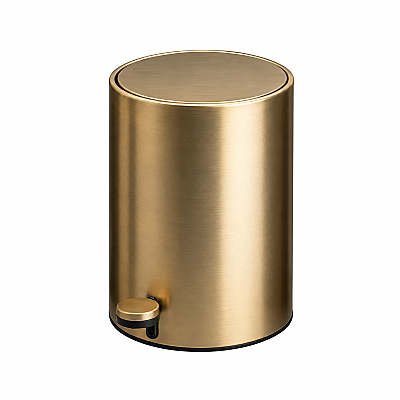 System Pedallı Çöp Kovası 3 Lt Gold Branch Renk (BA4054 031 GB-GB) - System Banyo (1)