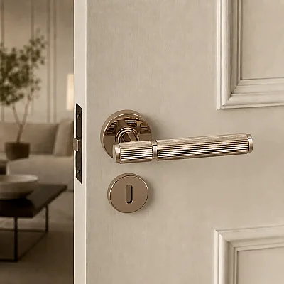 System Pixar-L Kapı Kolu Rose Renk (HA216LRO12 RS) - 1