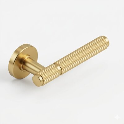 System Pixar-L Rozetli Kapı Kolu Gold Branche Renk (HA216LRO12 GB) - System