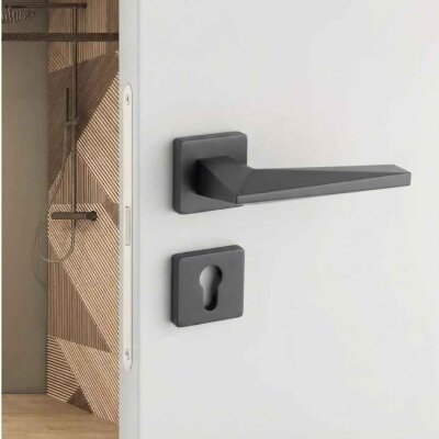 System Prizma Kapı Kolu Füme Renk (HA244RO11 BBN) - System