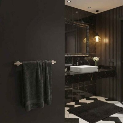 System Pro-Tech Uzun Havluluk Saten Renk 45cm (BA1007 004 NBM) - System Banyo