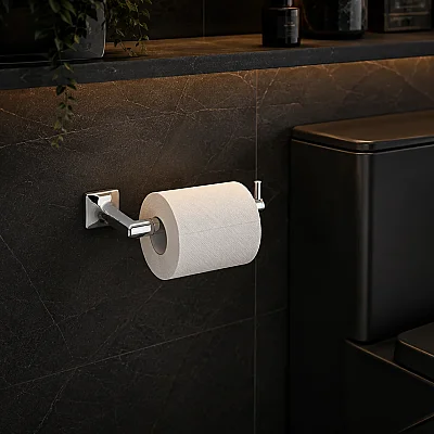 System Pruva Tuvalet Kağıtlığı Krom Renk (BA1004 002 CR) - System Banyo (1)