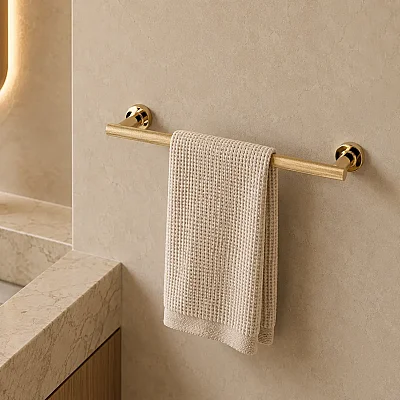 System Pureline Altın Renk 45cm Uzun Havluluk (BA1013 004 GL) - 1