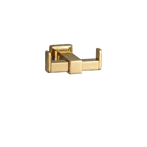 System Banyo Q-Line İkili Askılık Gold Renk BA1006 012 GL - 1