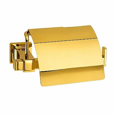 Q-Lıne Kapaklı Tuvalet Kağıtlığı Gold Renk (BA1006 010 GL) - 3