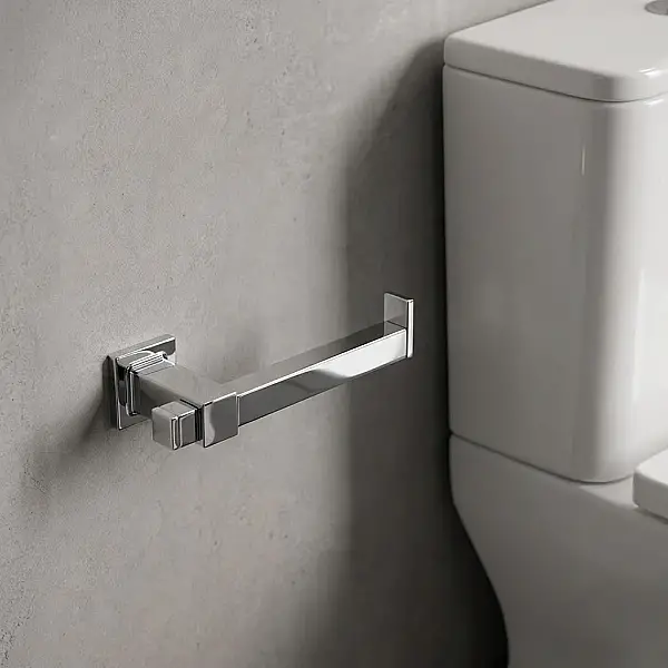 System Q-Line Tuvalet Kağıtlığı Krom Renk (BA1006 002 CR) - 1